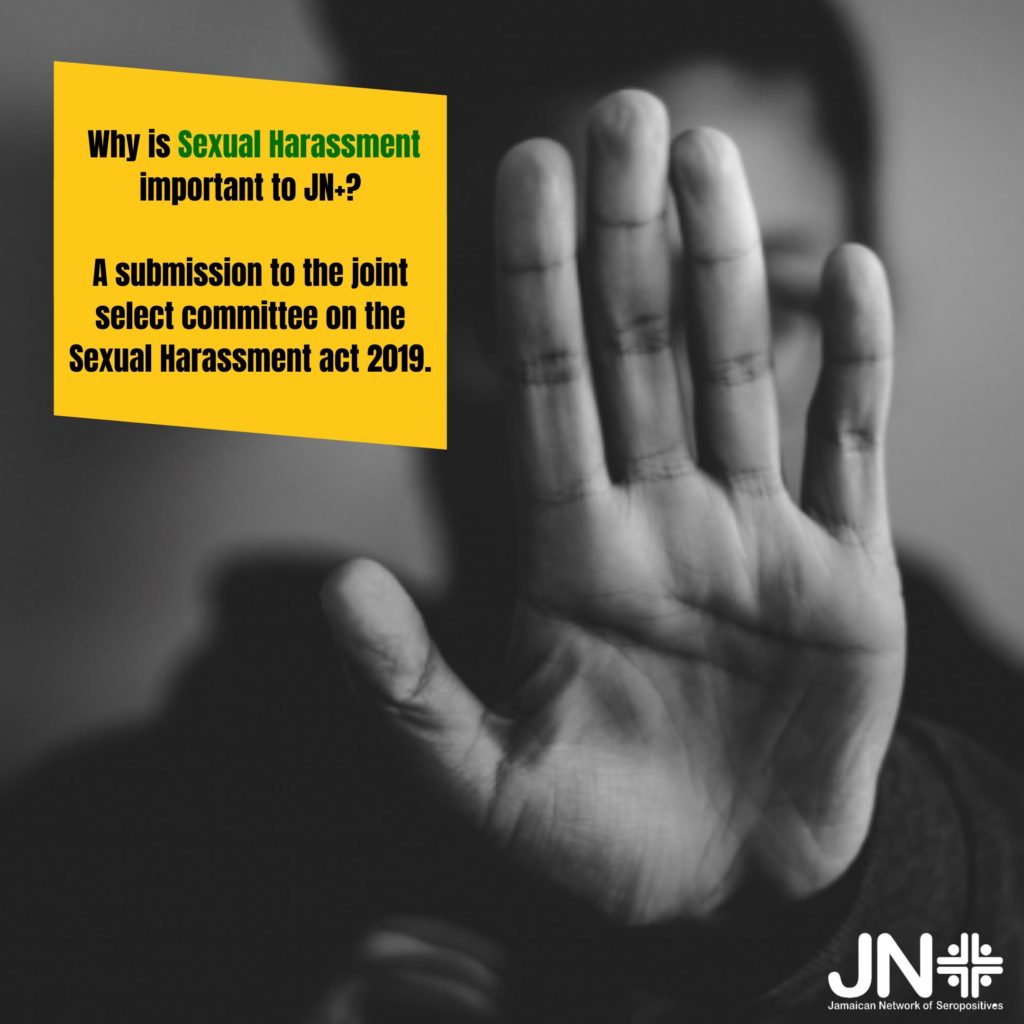 JN+ Recommendation of the Sexual Harassment Act of 2019.